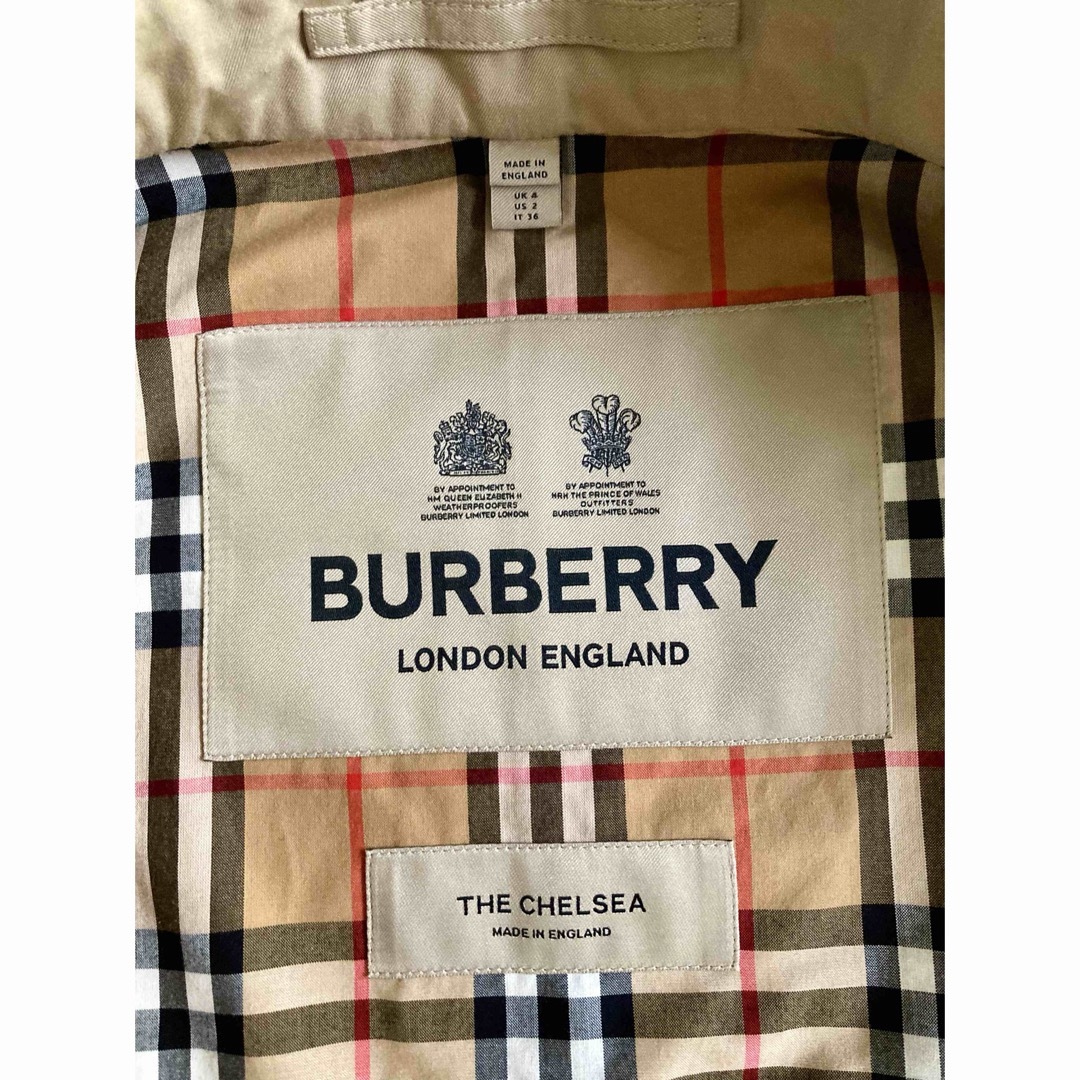 BURBERRY - Burberry英国製トレンチコート チェルシー UK4の通販 BURBERRY - Burberry英国製トレンチコート チェルシー UK4の通販