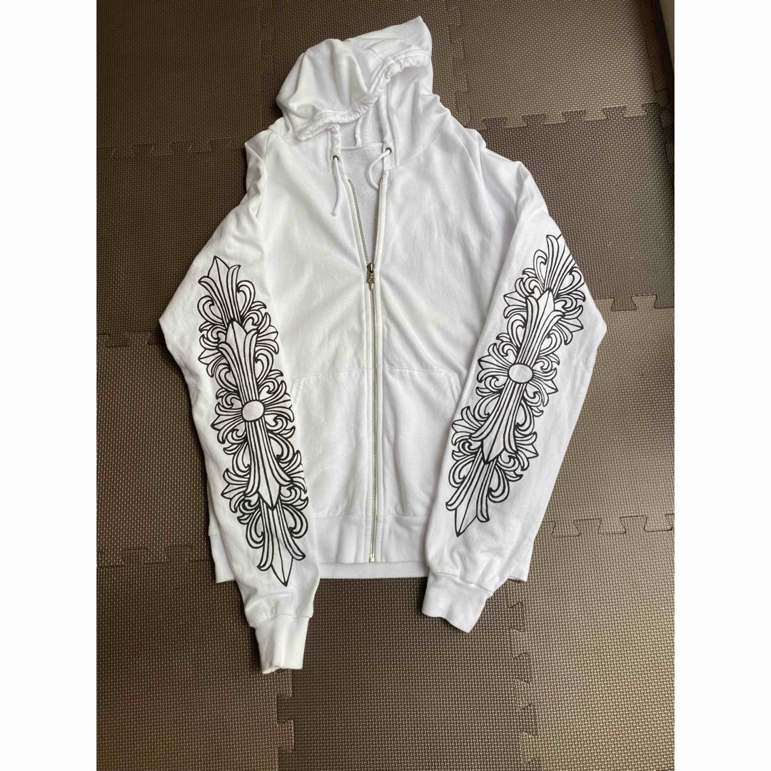 Chrome Hearts - 希少 クロムハーツ ジップパーカー 白の通販 by Chrome Hearts - 希少 クロムハーツ ジップパーカー 白の通販 by