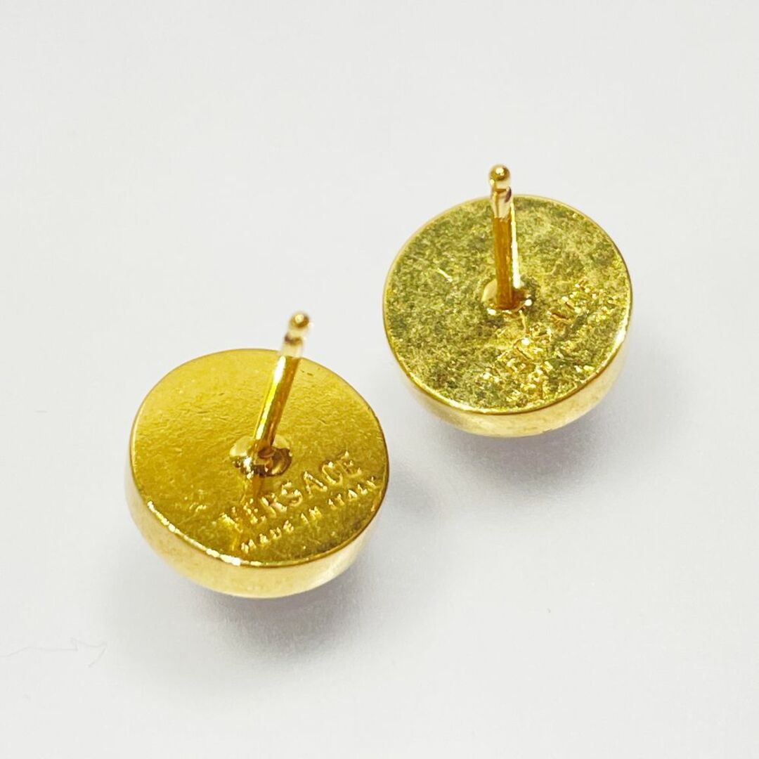 VERSACE ピアス エナメル メドゥーサ スタッド イヤリング VERSACE ピアス エナメル メドゥーサ スタッド イヤリング