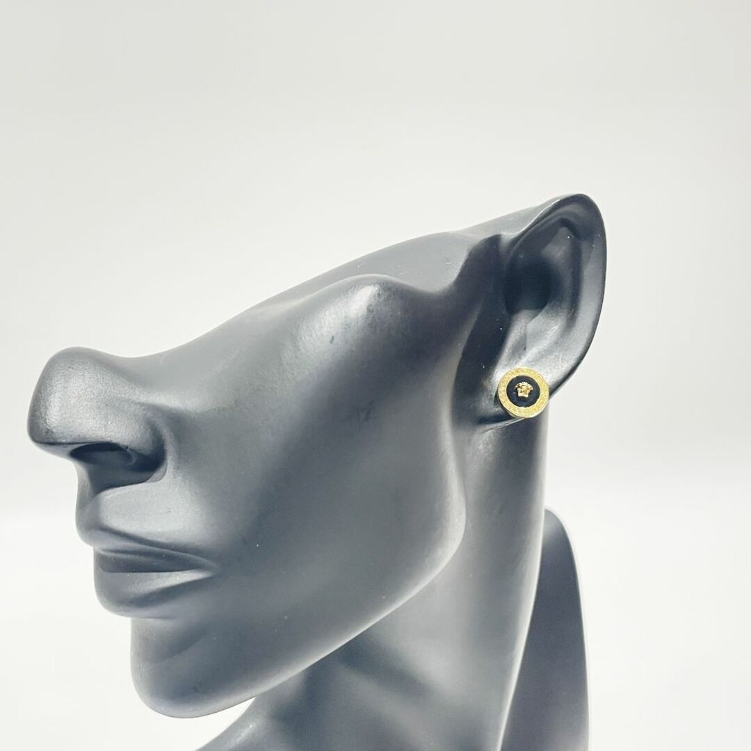 VERSACE ピアス エナメル メドゥーサ スタッド イヤリング VERSACE ピアス エナメル メドゥーサ スタッド イヤリング