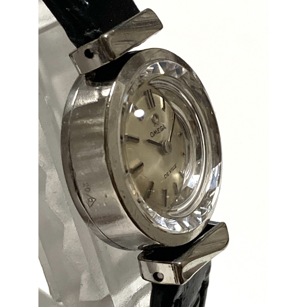 OMEGA オメガ デビル カットガラス 社外新品ベルト レディース OMEGA オメガ デビル カットガラス 社外新品ベルト レディース