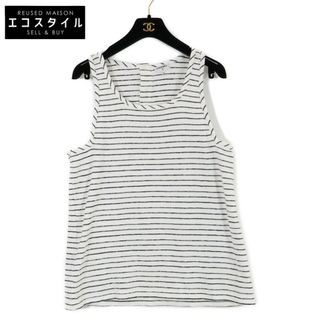 CHANEL - シャネル P55589V41668 ボーダー バックボタン CHANEL - シャネル P55589V41668 ボーダー バックボタン