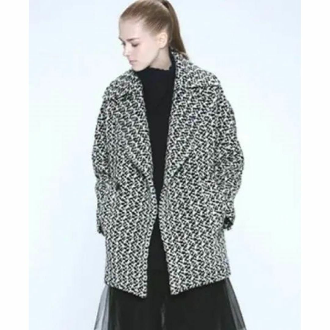 早割クーポン！ ワイズ 美品✨️Y's 厚手 カシミヤチェスター ツイードコート ジャケット・アウター