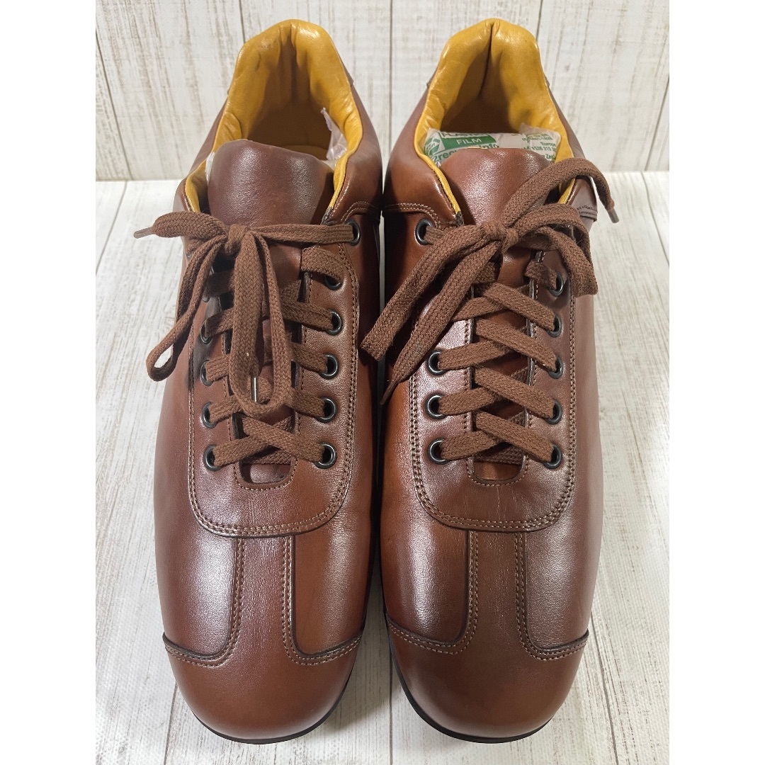 Santoni - 新品未使用SANTONI/サントーニ レザースニーカーの Santoni - 新品未使用SANTONI/サントーニ レザースニーカーの