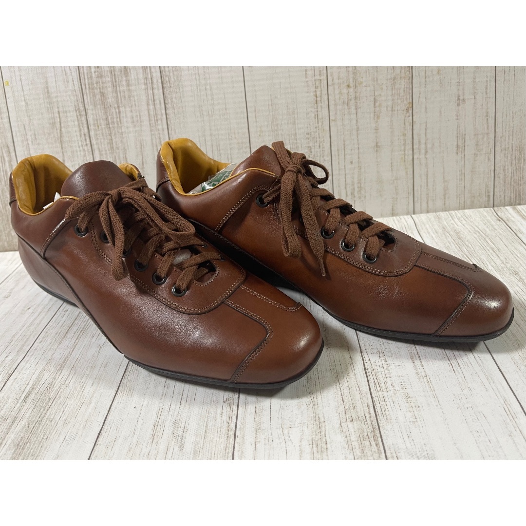 Santoni - 新品未使用SANTONI/サントーニ レザースニーカーの Santoni - 新品未使用SANTONI/サントーニ レザースニーカーの