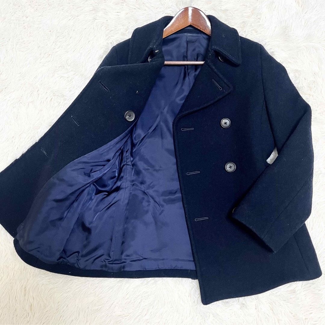 良品 マーガレットハウエル ピーコート カシミヤ混 ネイビー M 良品 マーガレットハウエル ピーコート カシミヤ混 ネイビー M