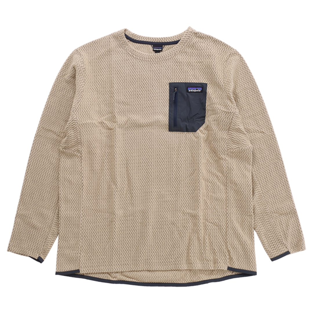 patagonia(パタゴニア)のPatagonia パタゴニア M's R1 Air Crew 40235 メンズ エア クルー フリース 売れ筋 アウトドア ブラック 黒 タン 2.オールタン メンズのトップス(その他)の商品写真