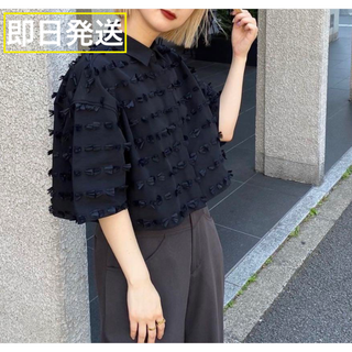 Ameri CHARMING RIBBON LIKE SHORT SHIRT(Tシャツ(長袖/七分))