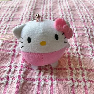 ハローキティ(ハローキティ)のレトロ☆レア☆キティ　ケータイクリーナー　マスコット(キャラクターグッズ)