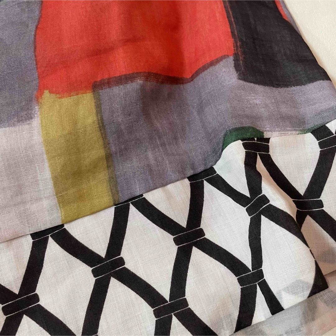 S Max Mara - 【未使用】'S Max Mara リネンカットソー 絵画 S Max Mara - 【未使用】'S Max Mara リネンカットソー 絵画