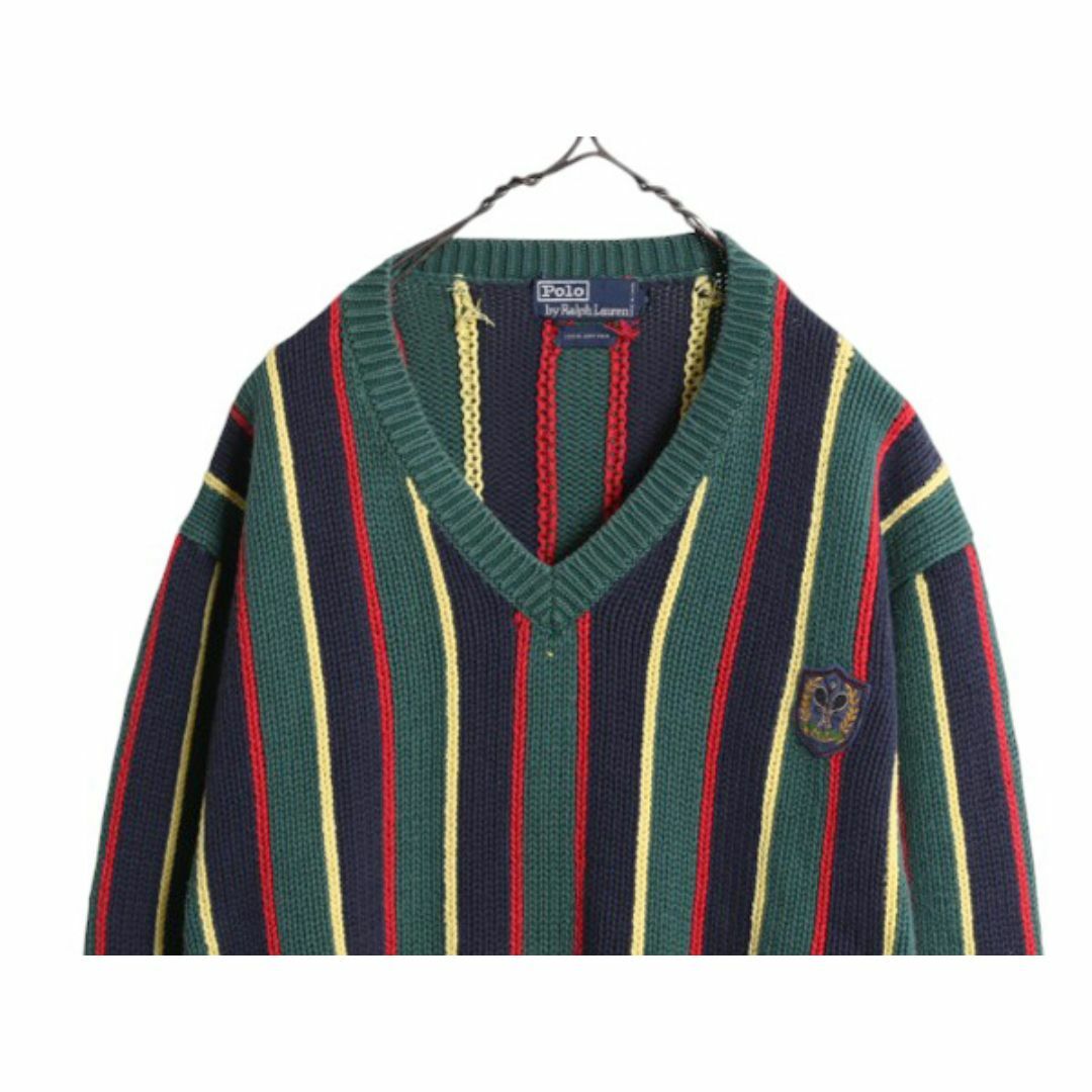 Ralph Lauren - 90s ポロ ラルフローレン ストライプ ニット Ralph Lauren - 90s ポロ ラルフローレン ストライプ ニット