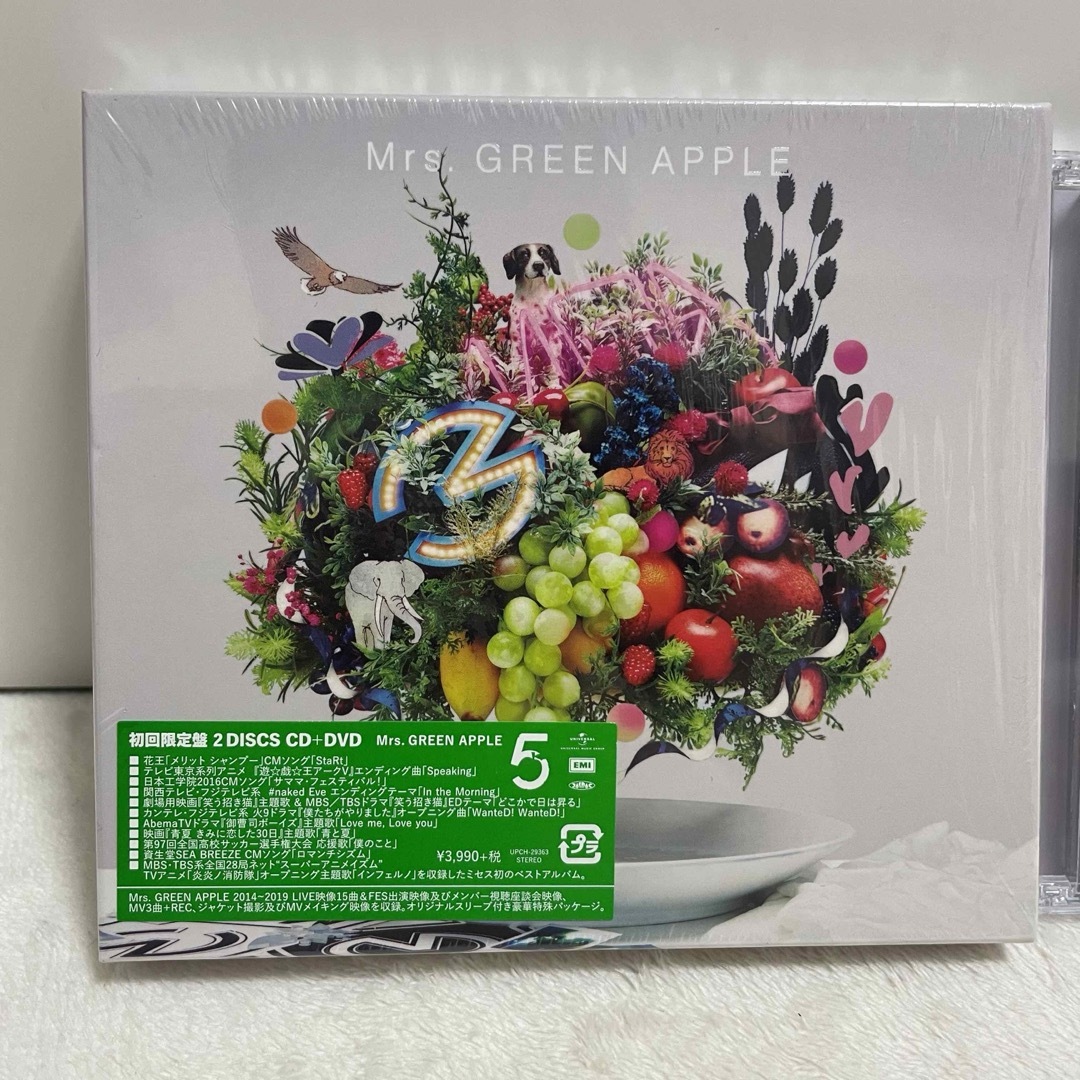 5(初回限定盤) ミセスグリーンアップル アルバムの通販 by 5(初回限定盤) ミセスグリーンアップル アルバムの通販 by
