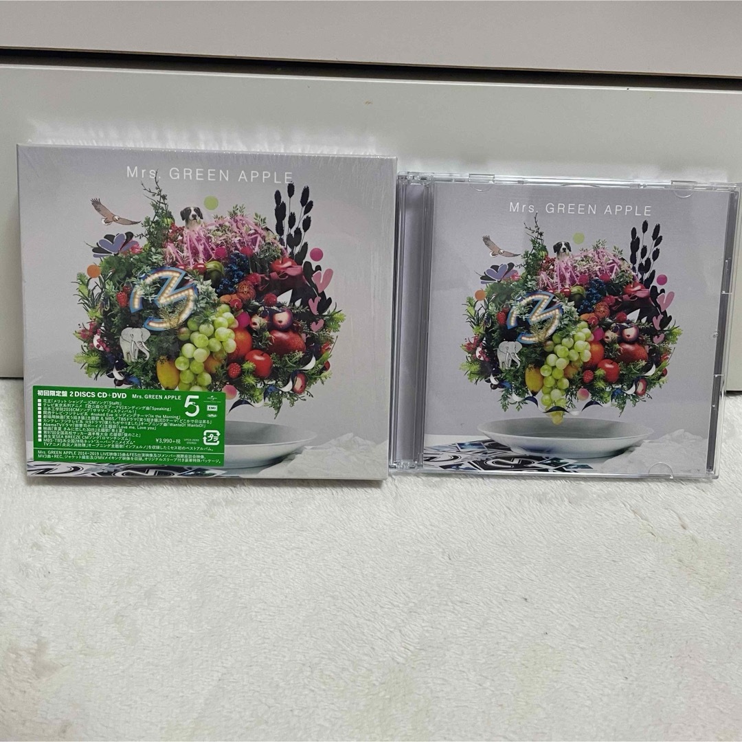 5(初回限定盤) ミセスグリーンアップル アルバム 5(初回限定盤) ミセスグリーンアップル アルバム