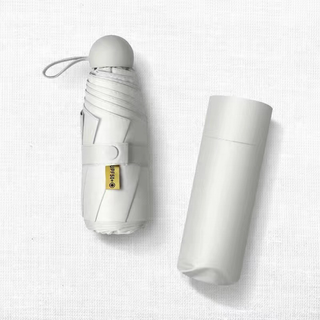 折りたたみ 傘 晴雨兼用 軽量 日傘 コンパクト UVカット 遮光 ホワイト(傘)