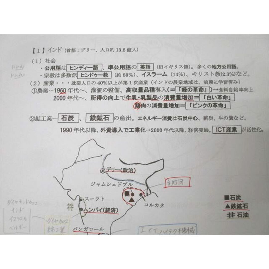 専門ショップ XH25-019 駿台 地理(系統地理・地誌)/読図・統計問題 テキスト 社会