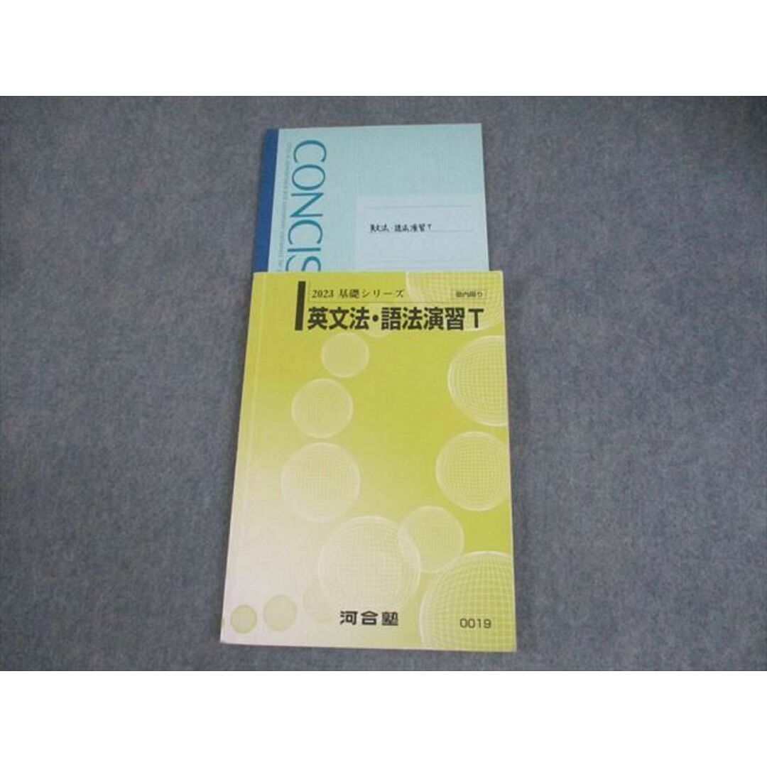河合塾 英語 英文法・語法演習T テキスト 2023 基礎シリーズ 堤 河合塾 英語 英文法・語法演習T テキスト 2023 基礎シリーズ 堤
