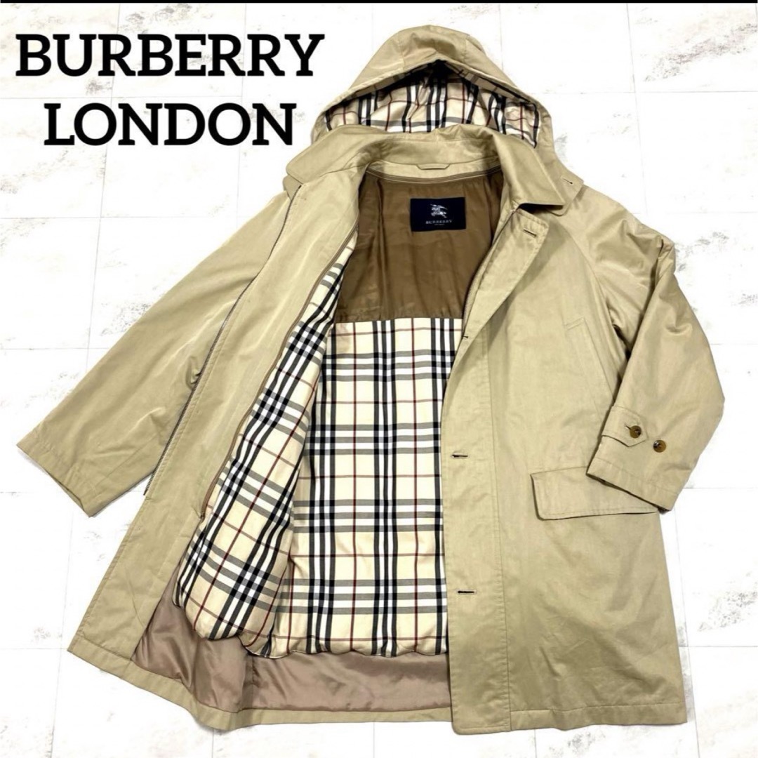 大きいサイズ/4WAY】BURBERRY LONDON ダウンライナー コート 大きいサイズ/4WAY】BURBERRY LONDON ダウンライナー コート