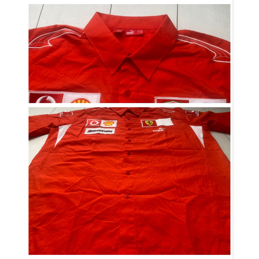 美品 FERRARI PUMA vodafone F1 PIT shirt XL 美品 FERRARI PUMA vodafone F1 PIT shirt XL