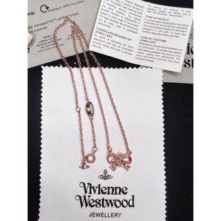 ヴィヴィアンウエストウッド(Vivienne Westwood)のヴィヴィアンウエストウッド  リボンオーブネックレス(ネックレス)