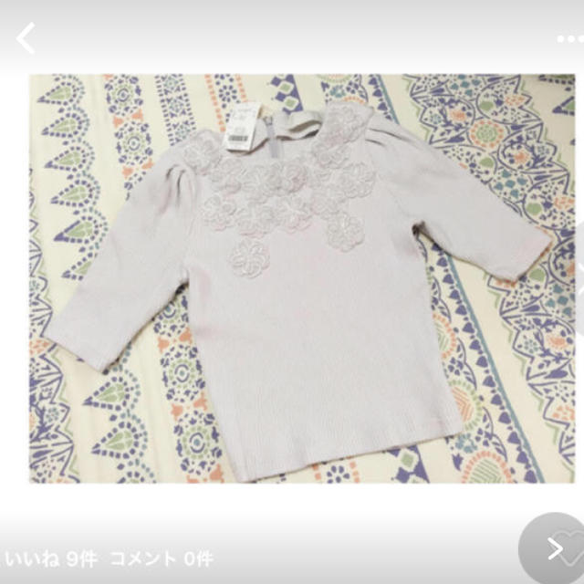 dazzlin(ダズリン)のdazzlin💓3Dフラワートップス レディースのトップス(カットソー(長袖/七分))の商品写真