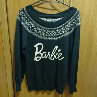 バービー(Barbie)のBarbie 黒ニット(ニット/セーター)