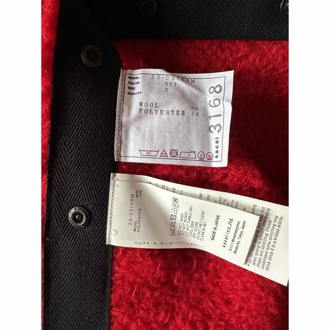 sacai - 3新品 sacai メンズ タイダイ ニット セーター ブラック sacai - 3新品 sacai メンズ タイダイ ニット セーター ブラック