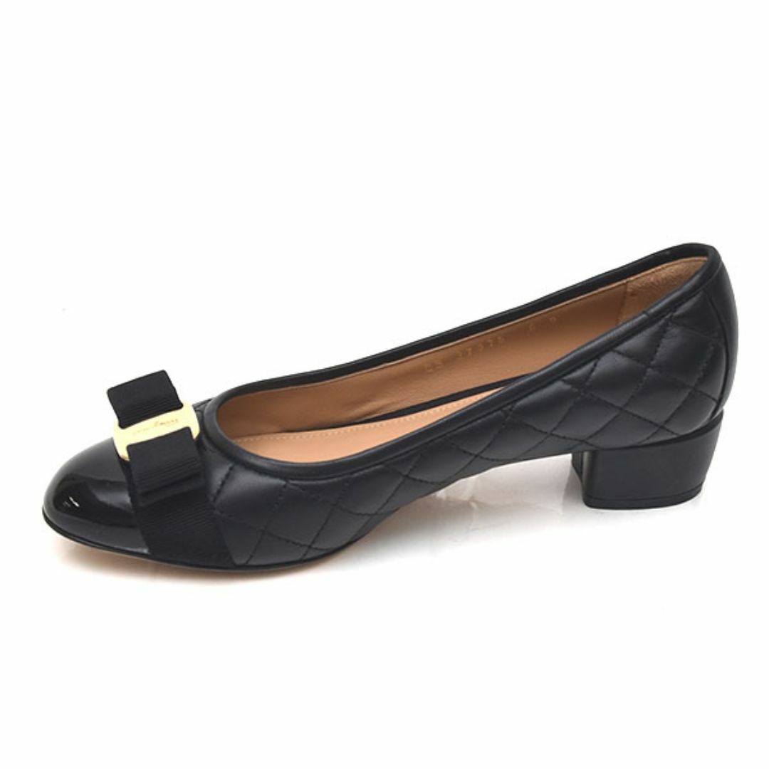 ★送料関税込★FERRAGAMO ヴァラリボン キルティング パンプス 新品♪フェラガモ ヴァラリボン キルティング パンプス 6D(約23-23.5