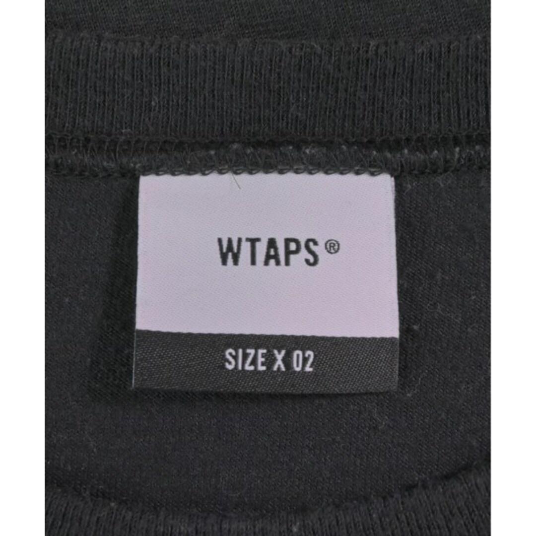 WTAPS ダブルタップス Tシャツ・カットソー 2(M位) 黒 【古着】 WTAPS ダブルタップス Tシャツ・カットソー 2(M位) 黒 【古着】