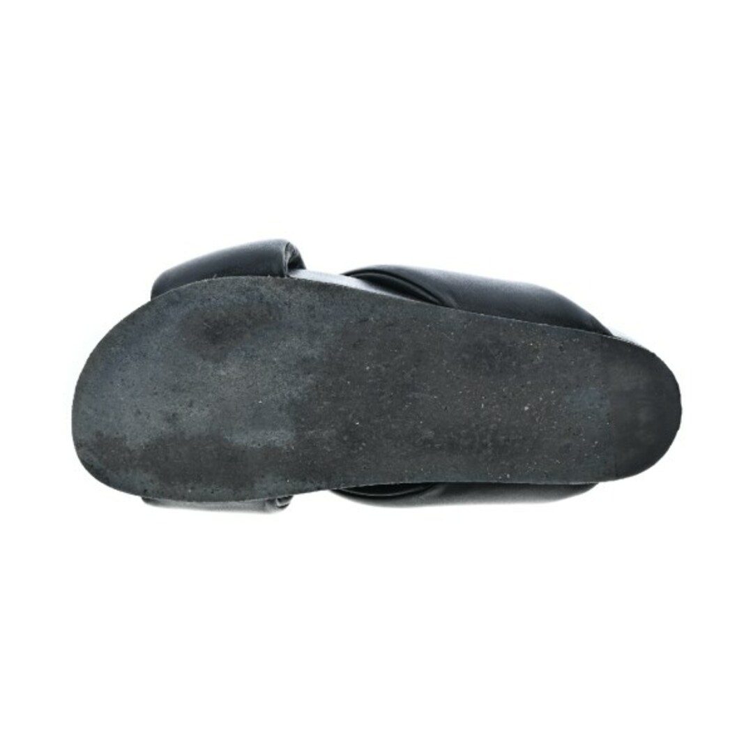 JIL SANDER ジルサンダー サンダル -(25.5cm位) 黒 【古着】 JIL SANDER ジルサンダー サンダル -(25.5cm位) 黒 【古着】