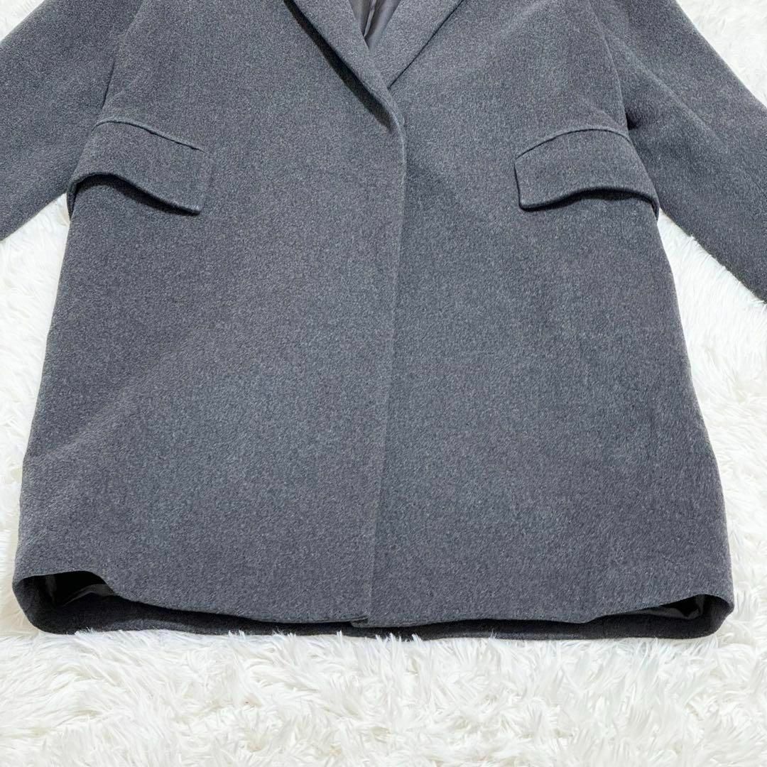ADORE アドーア ウールチェスターコート ジャケット Mサイズ グレー ADORE アドーア ウールチェスターコート ジャケット Mサイズ グレー