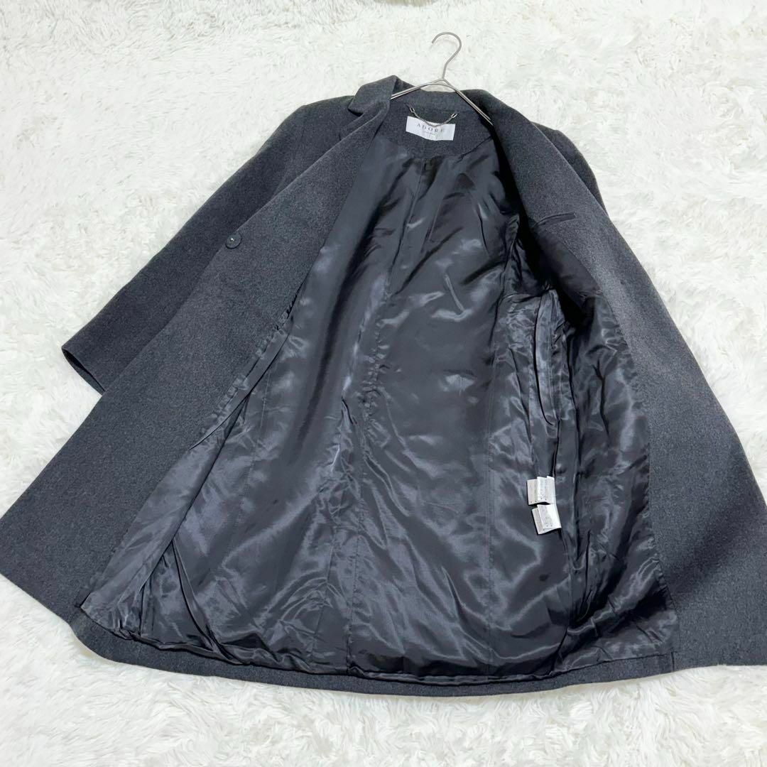 ADORE アドーア ウールチェスターコート ジャケット Mサイズ グレー ADORE アドーア ウールチェスターコート ジャケット Mサイズ グレー