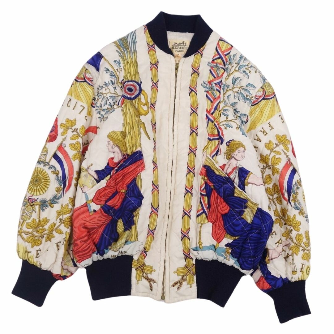 HERMES - Vintage エルメス HERMES ジャケット ブルゾン HERMES - Vintage エルメス HERMES ジャケット ブルゾン