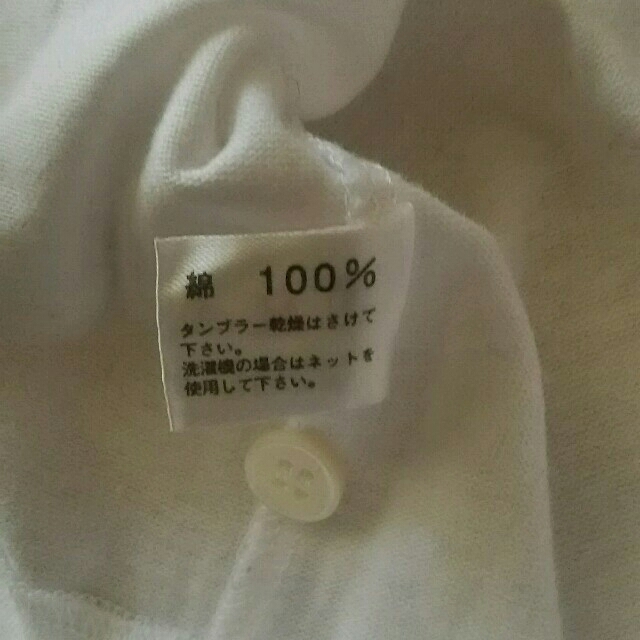 familiar(ファミリア)のファミリア半袖白シャツ100 キッズ/ベビー/マタニティのキッズ服女の子用(90cm~)(Tシャツ/カットソー)の商品写真