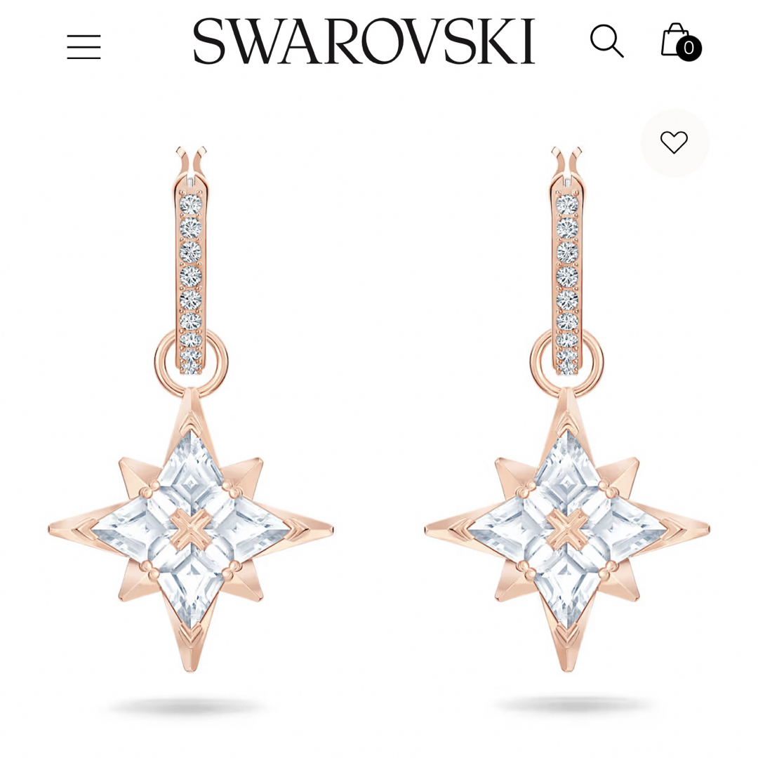 SWAROVSKI - スワロフスキー ピアスの通販 by a|スワロフスキー SWAROVSKI - スワロフスキー ピアスの通販 by a|スワロフスキー