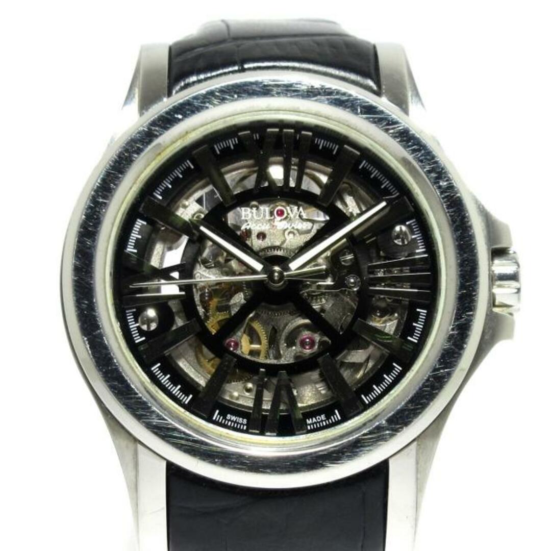 Bulova - Bulova(ブローバ) 腕時計 アキュスイス カークウッド スケルトン 63A122 メンズ 革ベルト/シースルーバック スケルトン