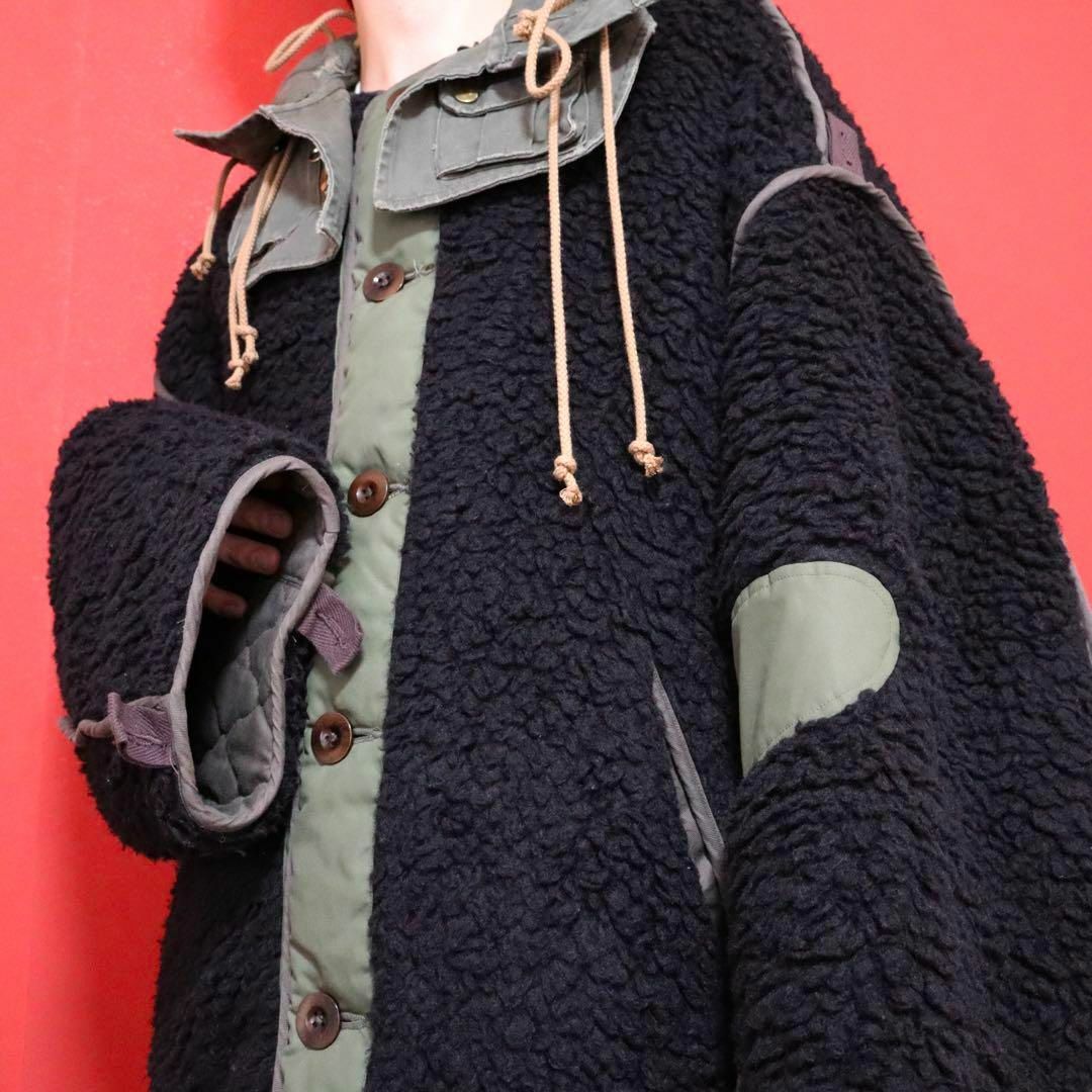 kolor - 【美品】kolor BEACON 21AW 切替デザイン ビッグボア kolor - 【美品】kolor BEACON 21AW 切替デザイン ビッグボア