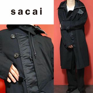sacai - ◇ NIKE × sacai オーバーサイズ トレンチコート ◇の sacai - ◇ NIKE × sacai オーバーサイズ トレンチコート ◇の