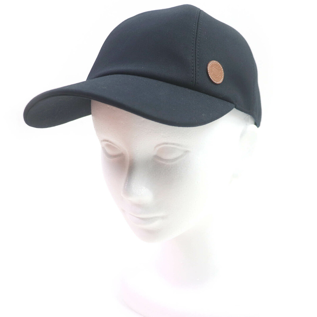 HERMES - 未使用品□HERMES エルメス Miles CDS セリエボタン マイルスキャスケット ベースボールキャップ 帽子 ネイビー 58 箱・保存袋付き ドイツ製 正規品 メンズ