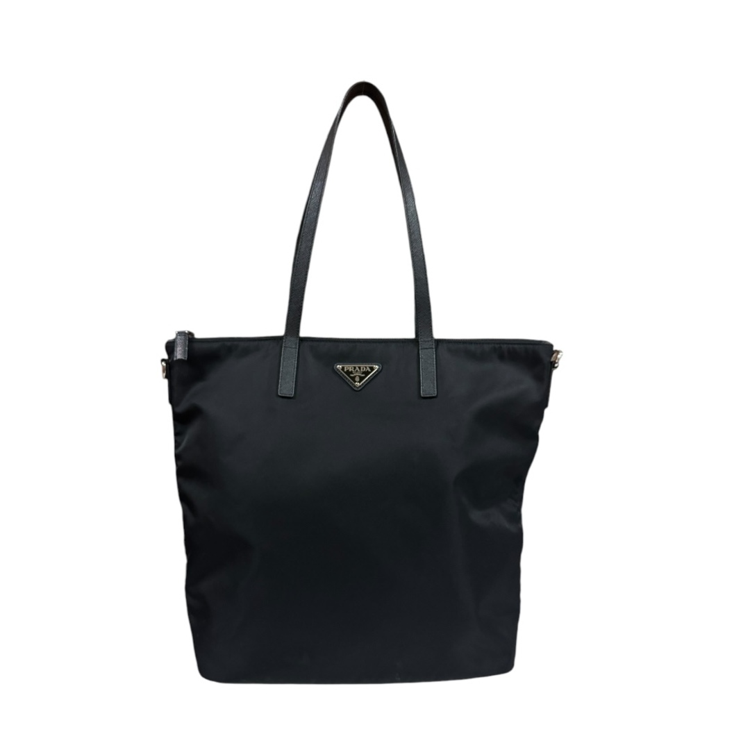 PRADA - プラダ トートバッグ ナイロン 1BG189 ブラック レディース PRADA  中古