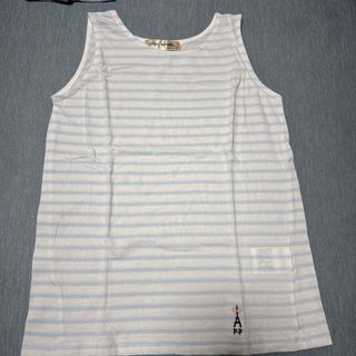 ポンポネット(pom ponette)のナルミヤ ポンポネットジュニア ボーダータンクトップ S140cm(Tシャツ/カットソー)