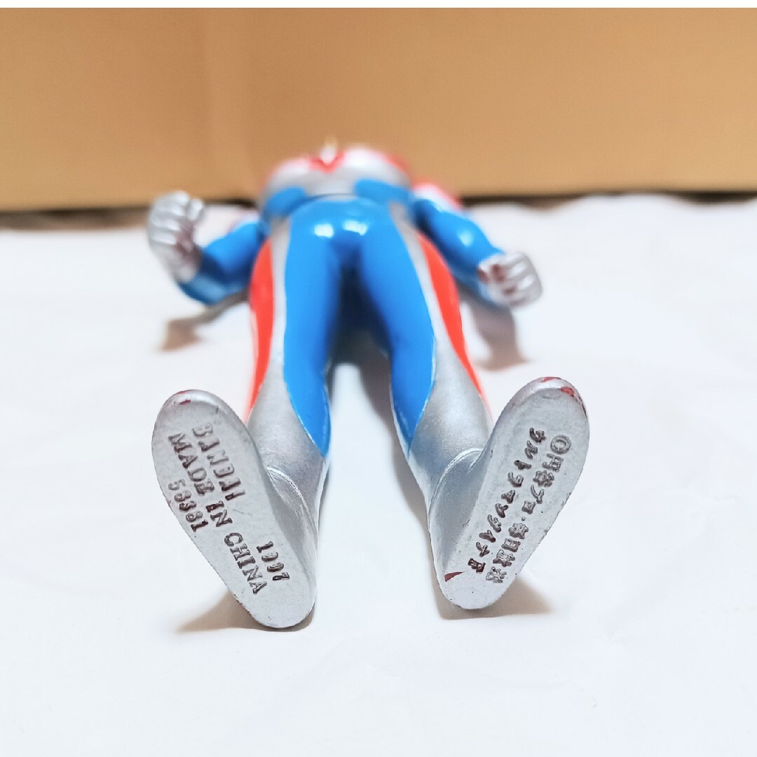 BANDAI - 初版 1997年 ウルトラマンダイナ ソフビ キング