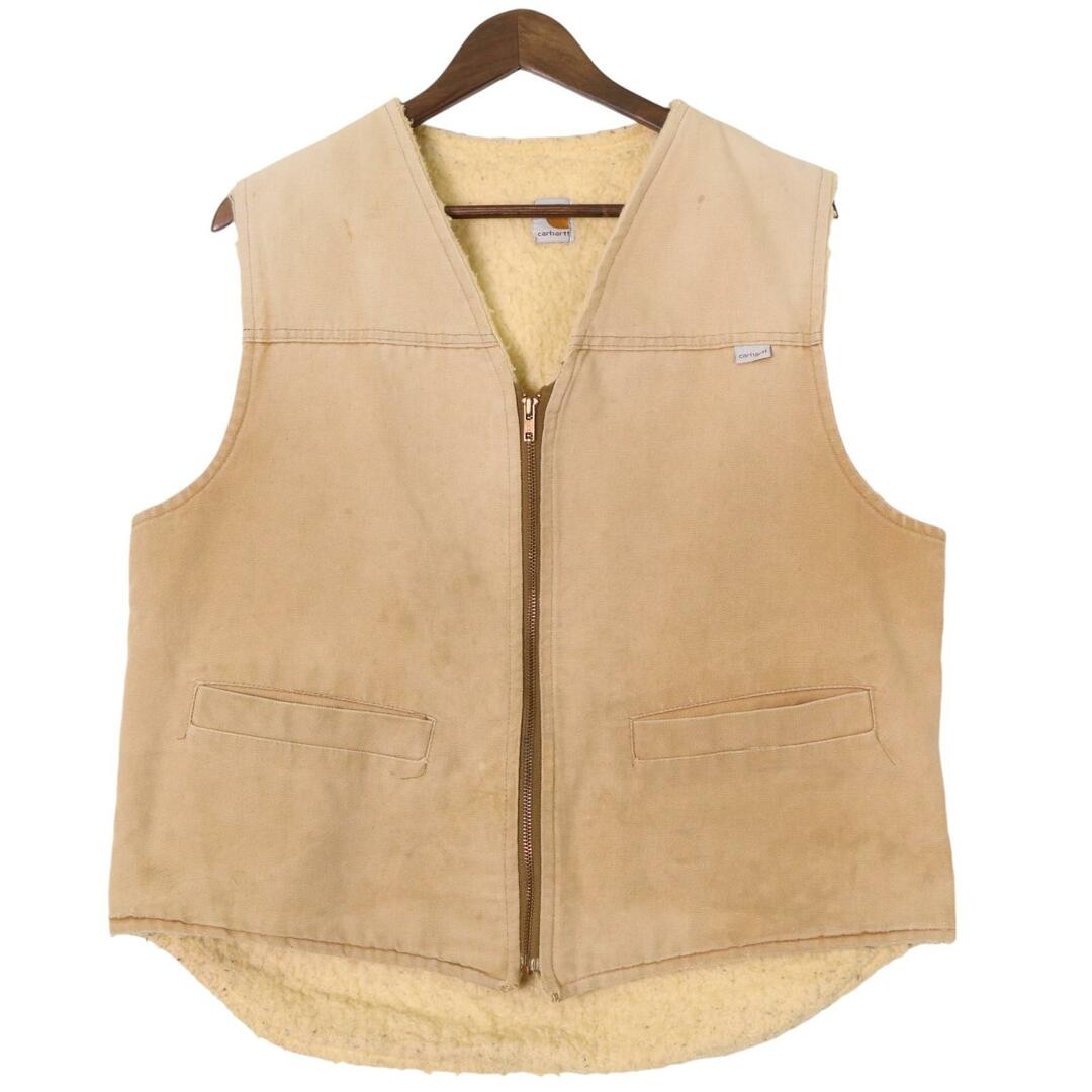 carhartt - 80年代 Carhartt カーハート ダックベスト ワーク carhartt - 80年代 Carhartt カーハート ダックベスト ワーク