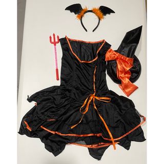 魔女デビルコスプレ★ハロウィン(衣装一式)