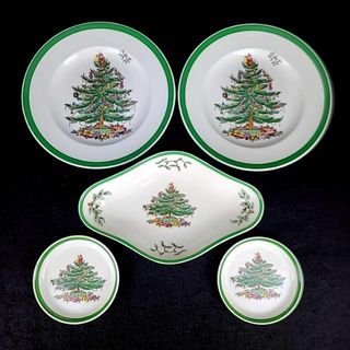 Spode - ♪美品♪スポード クリスマスツリー プレート 皿 5枚 Spode - ♪美品♪スポード クリスマスツリー プレート 皿 5枚