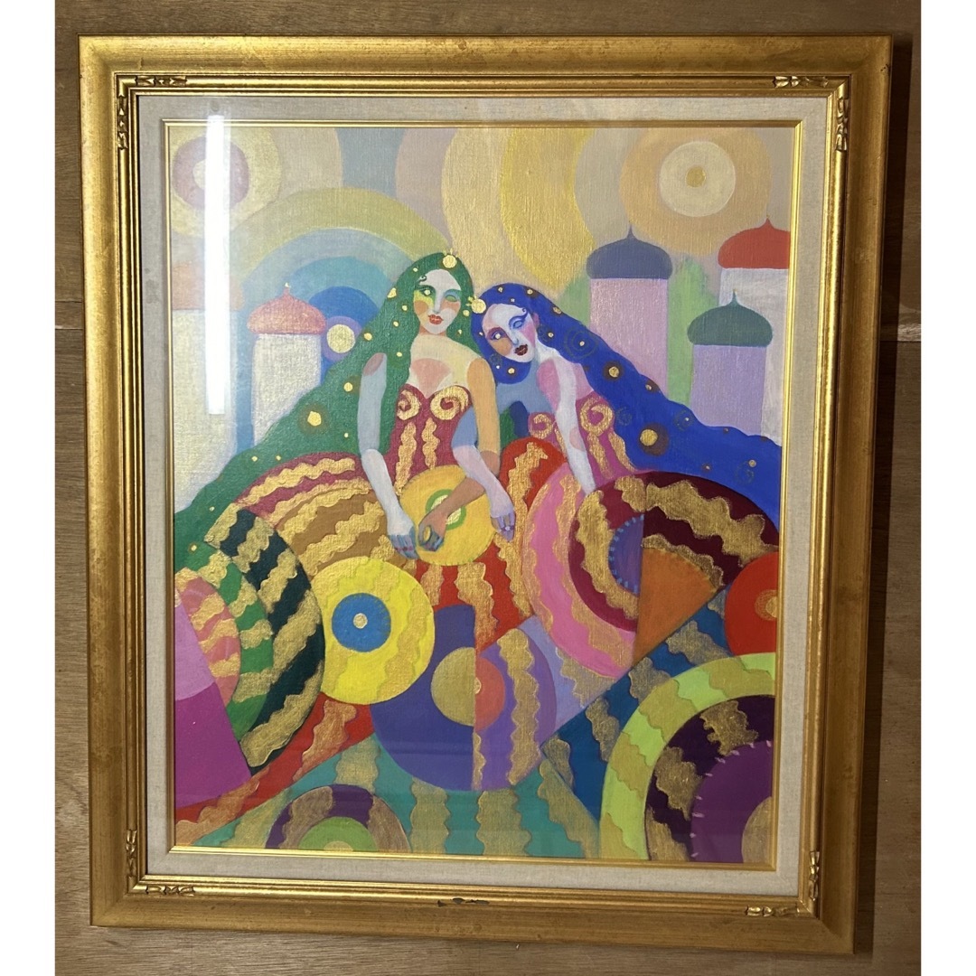 油彩額縁 F20号 絵画付き 油彩額縁 F20号 絵画付き