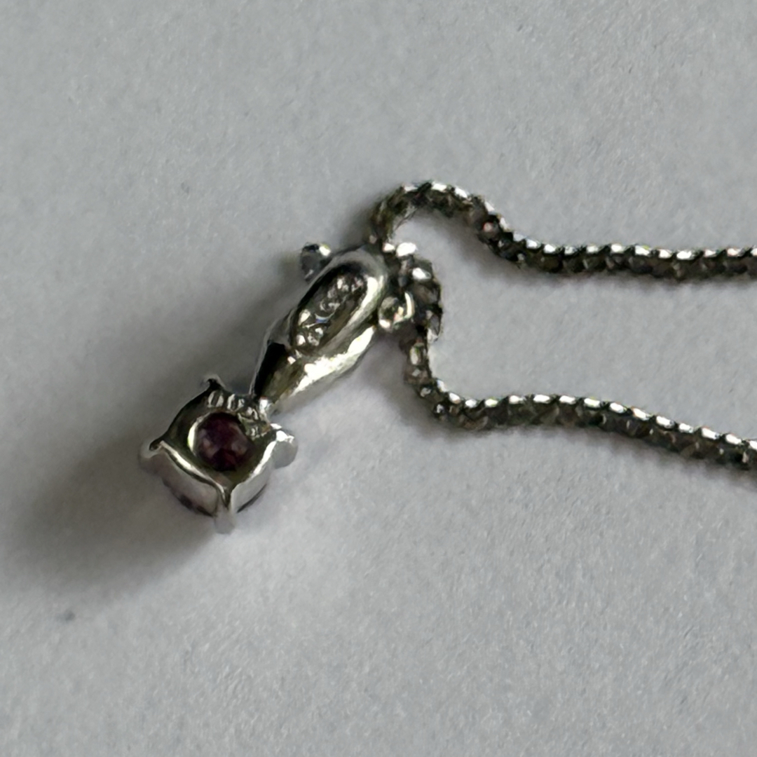 天然ピンクダイヤモンド ネックレス0.089ct ネックレス 天然ピンクダイヤモンド ネックレス0.089ct ネックレス