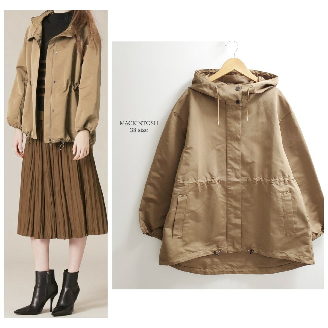 美品☆23AW☆マッキントッシュ ポリエステルグログランコート 美品☆23AW☆マッキントッシュ ポリエステルグログランコート