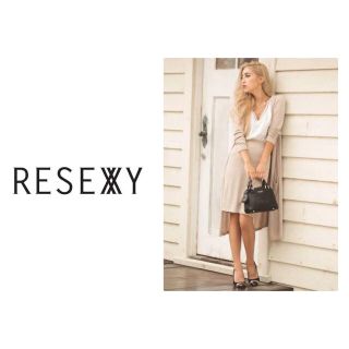 リゼクシー(RESEXXY)のRESEXXY  レーヨンニットロングカーデ&ミディスカート(カーディガン)