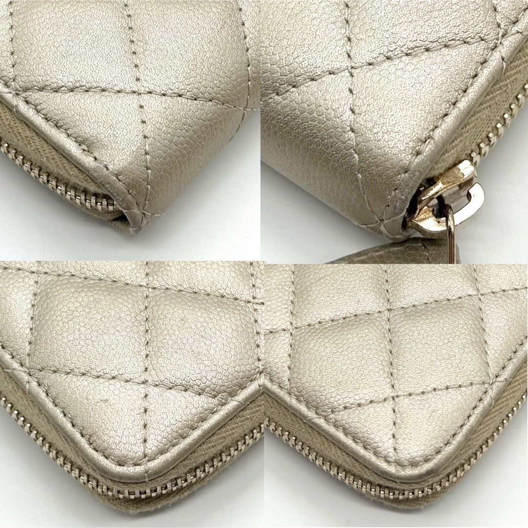 CHANEL シャネル マトラッセ ラウンドファスナー 長財布 CHANEL シャネル マトラッセ ラウンドファスナー 長財布
