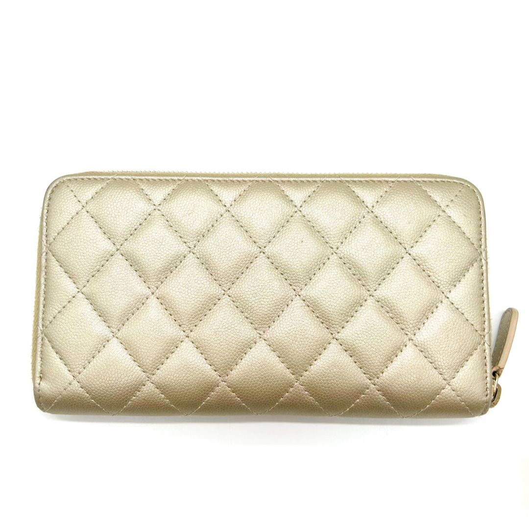 CHANEL シャネル マトラッセ ラウンドファスナー 長財布 CHANEL シャネル マトラッセ ラウンドファスナー 長財布
